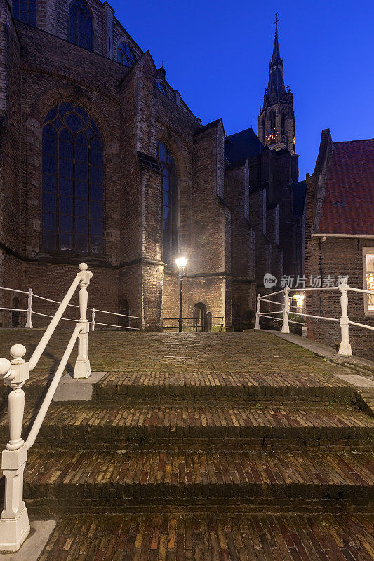 代尔夫特市Nieuwe Kerk的外部